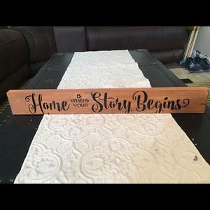 Wooden Sign